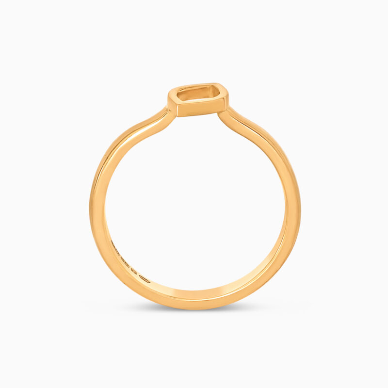 22ct Sunrise Gold Open Petal Ring