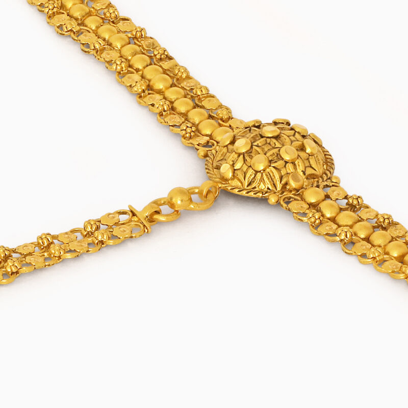 22ct Gold Armari Women’s Hand Chain Ring Poncha