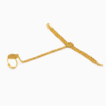 22ct Gold Armari Women’s Hand Chain Ring Poncha
