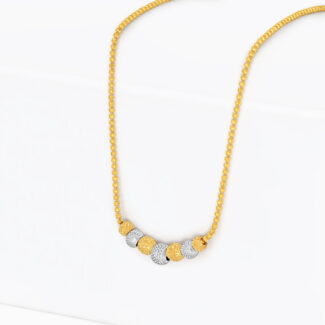 22ct Yellow Gold Beaded Necklace 22ct Yellow Gold Beaded Necklace