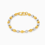22ct Gold Dual Tone Baby Bracelet