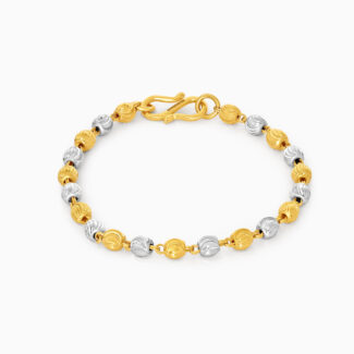 22ct Gold Dual Tone Baby Bracelet