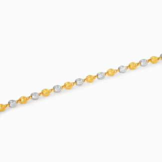 22ct Gold Dual Tone Baby Bracelet