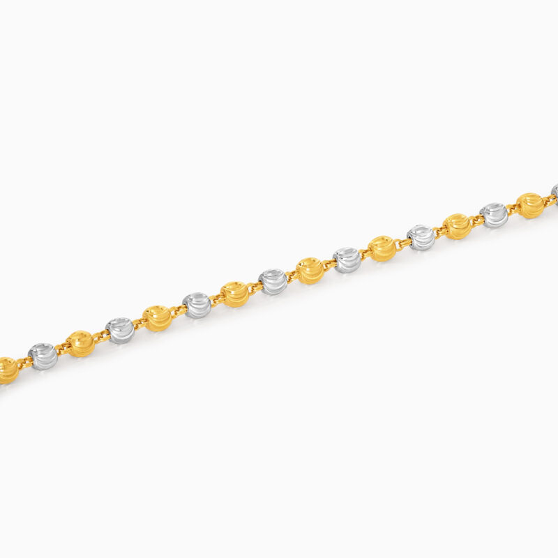 22ct Gold Dual Tone Baby Bracelet