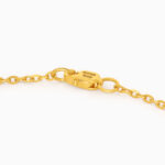 22ct Gold Bead Bracelet with Slash Texture