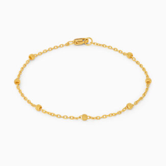 22ct Gold Fine Bead Chain Bracelet