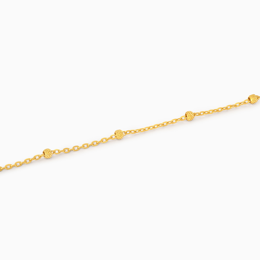 22ct Gold Fine Bead Chain Bracelet 22ct Gold Fine Bead Chain Bracelet