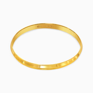 22ct Gold Plain Baby Bangle