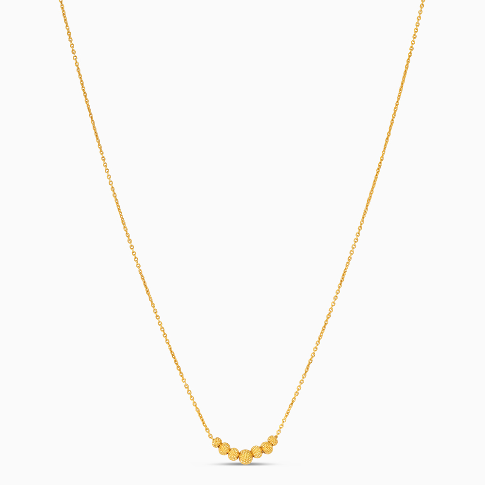 سلسال الخرز الذهبي الكلاسيكي عيار 22 قيراط 22 قيراط سلسال الخرز الذهبي الكلاسيكي عيار 22 قيراط 22 قيراط