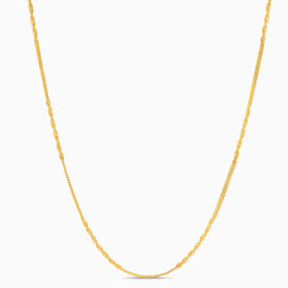 22ct Yellow Gold Box Spiral Chain | 16 Inch 22ct Yellow Gold Box Spiral Chain | 16 Inch