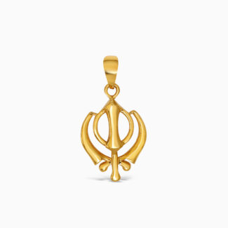 22ct Gold Sikh Khanda Pendant 22ct Gold Sikh Khanda Pendant