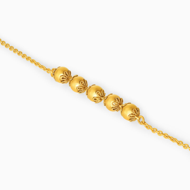 22ct Yellow Gold Armari Bead Bracelet | 6.5 Inches 22ct Yellow Gold Armari Bead Bracelet | 6.5 Inches