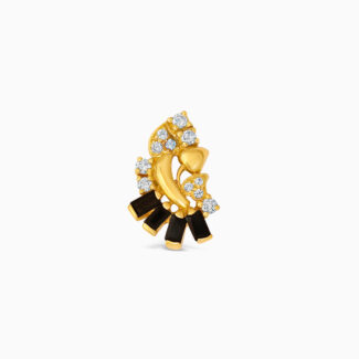 Gold CZ Floral Pendant in 22ct Gold Gold CZ Floral Pendant in 22ct Gold