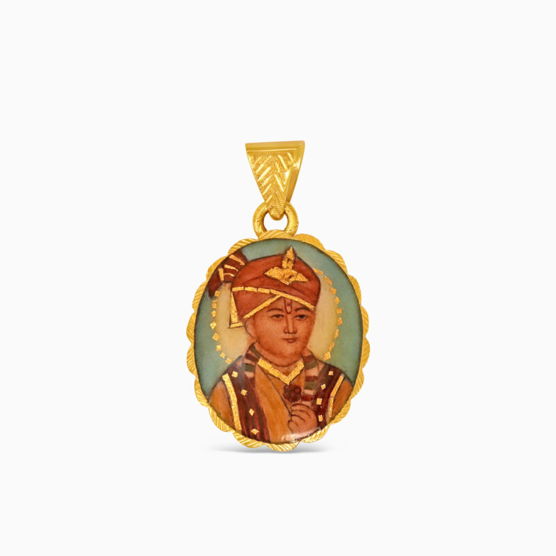 22ct Gold Shree Swaminarayan Anhänger 22ct Gold Shree Swaminarayan Anhänger
