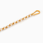 22ct Sunrise Gold Rosette Pearl Maang Tikka