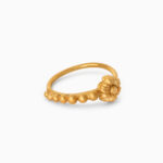 22ct Sunrise Gold Nose Ring | Rosette Collection | 4mm