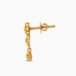 22ct Sunrise Gold Rosette Floral Drop Earrings