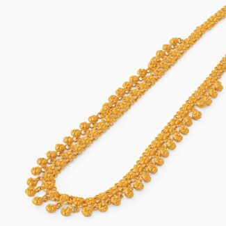 22ct Sunrise Gold Rosette Cascade Necklace | 16 Inches