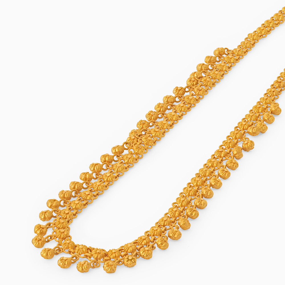 22ct Sunrise Gold Rosette Cascade Necklace | 16 Inches 22ct Sunrise Gold Rosette Cascade Necklace | 16 Inches