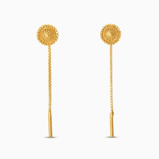 Mandala Sui Dhaga Earrings | 22ct Mandala Sui Dhaga Earrings | 22ct
