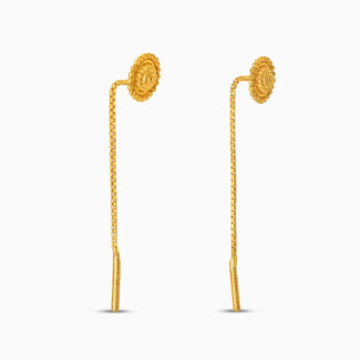 Mandala Sui Dhaga Earrings | 22ct Mandala Sui Dhaga Earrings | 22ct