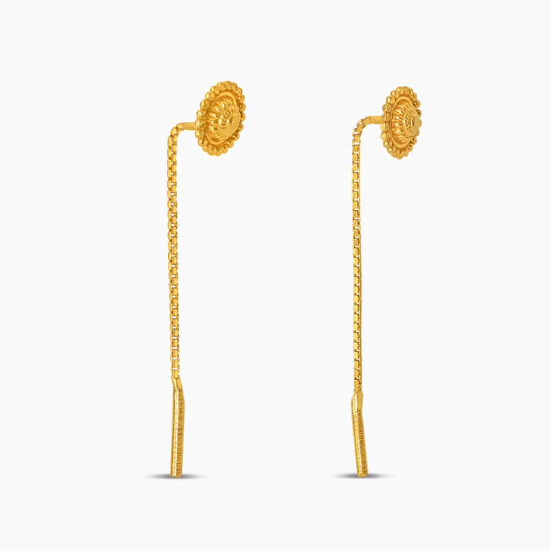 Mandala Sui Dhaga Earrings | 22ct Mandala Sui Dhaga Earrings | 22ct