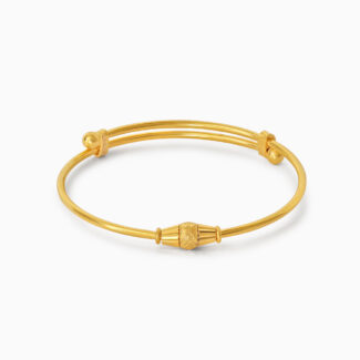 22ct Sunrise Gold Baby Bangle for Babies