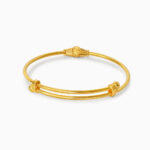22ct Sunrise Gold Baby Bangle for Babies