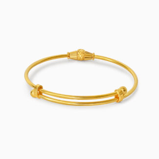 22ct Sunrise Gold Baby Bangle for Babies