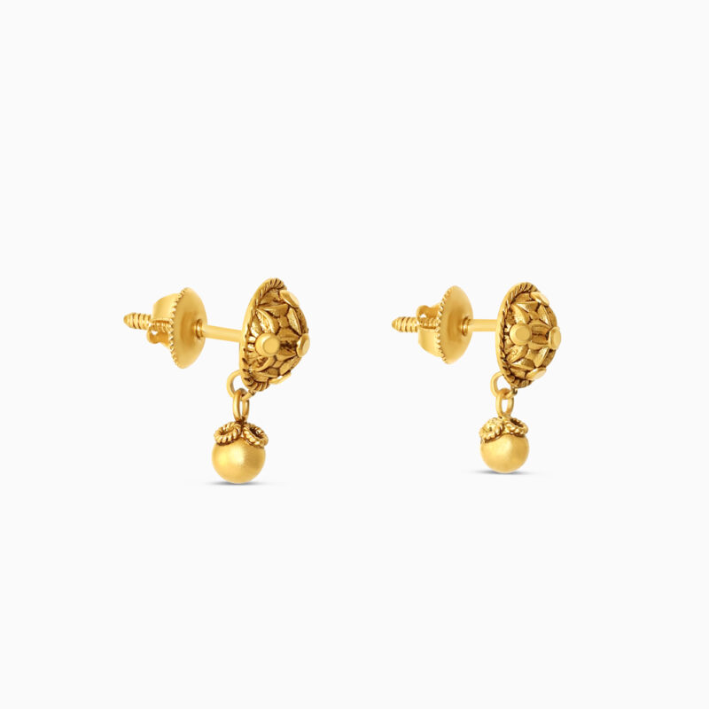 22ct Yellow Gold Armari Ladies Drop Stud Earrings 22ct Yellow Gold Armari Ladies Drop Stud Earrings