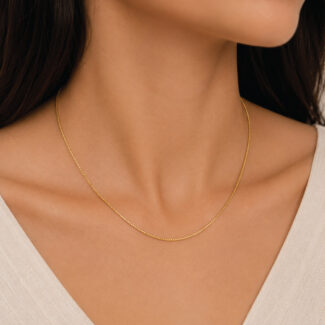 22ct Gold | Box Chain | 16 Inches