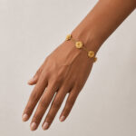 22ct Sunrise Gold Rosettes Bracelet | 7 Inches
