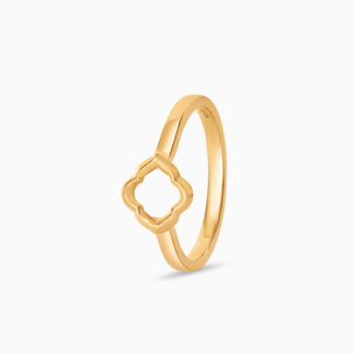 22ct Sunrise Gold Dhwani Temple Motif Ring | Size M 22ct Sunrise Gold Dhwani Temple Motif Ring | Size M