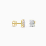 18ct Gold Radiant Cut Diamond Studs 3.15ct 18ct Gold Radiant Cut Diamond Studs 3.15ct