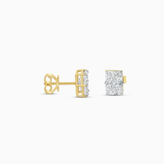 18ct Gold Radiant Cut Diamond Studs 3.15ct 18ct Gold Radiant Cut Diamond Studs 3.15ct
