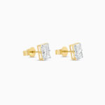 18ct Gold Radiant Cut Diamond Studs 3.15ct 18ct Gold Radiant Cut Diamond Studs 3.15ct