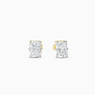 18ct Gold Radiant Cut Diamond Studs 3.15ct 18ct Gold Radiant Cut Diamond Studs 3.15ct