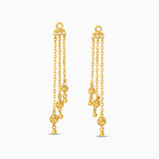 22ct Yellow Gold Filigree Chain Drop Earrings 22ct Yellow Gold Filigree Chain Drop Earrings