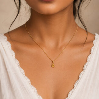 22ct Gold Pendant for Ladies | Diameter 4mm 22ct Gold Pendant for Ladies | Diameter 4mm