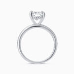Platinum Ladies Rectangular Diamond Solitaire Ring Platinum Ladies Rectangular Diamond Solitaire Ring