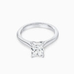 Platinum Rectangular Laboratory Grown Diamond Ring Platinum Rectangular Laboratory Grown Diamond Ring