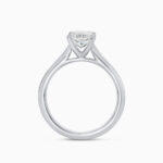 Platinum Rectangular Laboratory Grown Diamond Ring Platinum Rectangular Laboratory Grown Diamond Ring