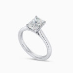 Platinum Rectangular Laboratory Grown Diamond Ring Platinum Rectangular Laboratory Grown Diamond Ring