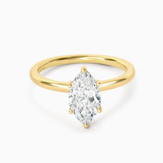 18ct Gold Marquise Laboratory Grown Diamond Ring 18ct Gold Marquise Laboratory Grown Diamond Ring