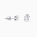 Platinum Diamond Halo Studs Platinum Diamond Halo Studs
