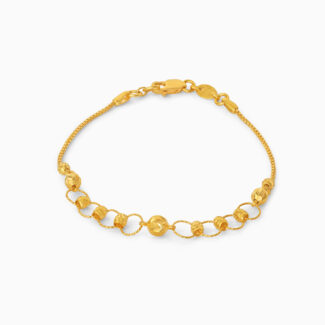22ct Yellow Gold Halo Bead Bracelet 22ct Yellow Gold Halo Bead Bracelet
